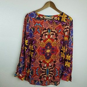 Ann Taylor Loft Colorful Top Size S